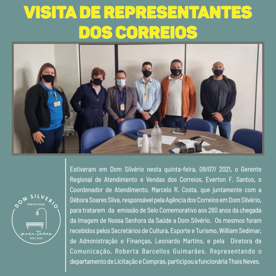 Visita de Representantes dos Correios