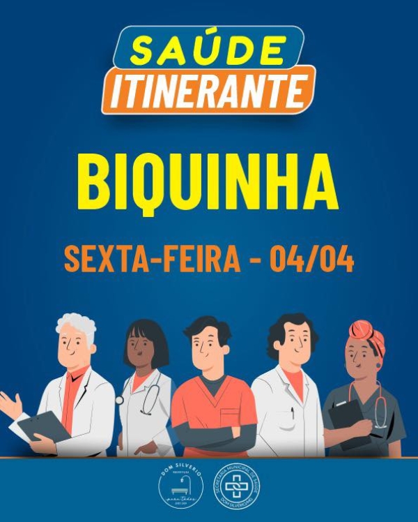 SAÚDE ITINERANTE CHEGA À COMUNIDADE DA BIQUINHA: CUIDADOS E VACINAÇÃO PARA VOCÊ!