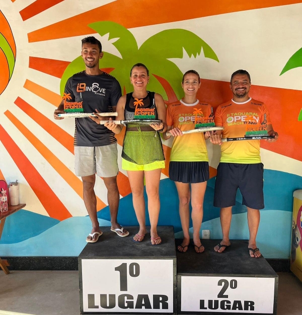 DOM SILV&Eacute;RIO SE DESTACA NO 2&ordm; TAQUARAL OPEN DE BEACH TENNIS EM RIO CASCA