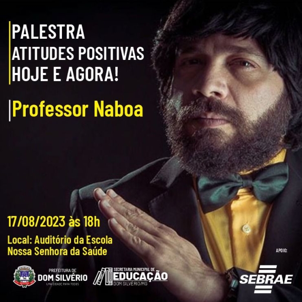 EDUCAÇÃO PROMOVERÁ PALESTRA