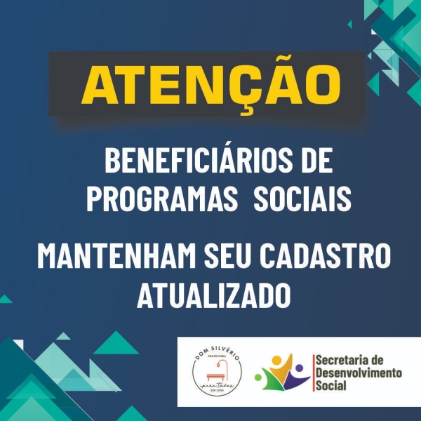 SECRETARIA DE DESENVOLVIMENTO SOCIAL REALIZA CAMPANHA PARA ATUALIZAÇÕES NO CADÚNICO