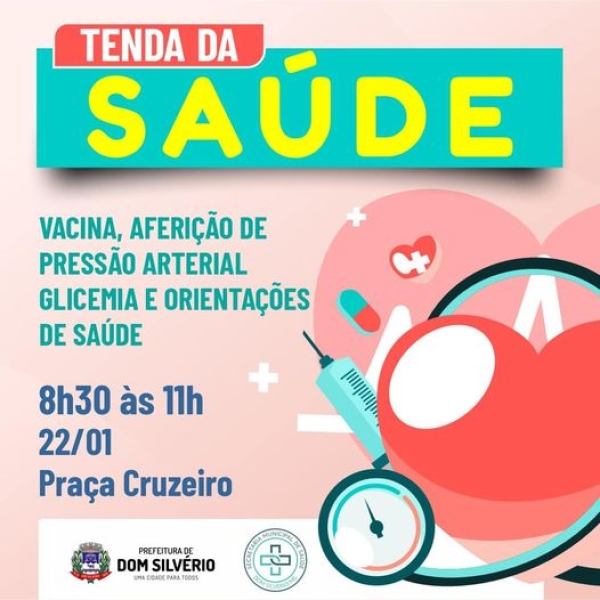 &#039;TENDA DA SAÚDE&#039; NA PRAÇA CRUZEIRO