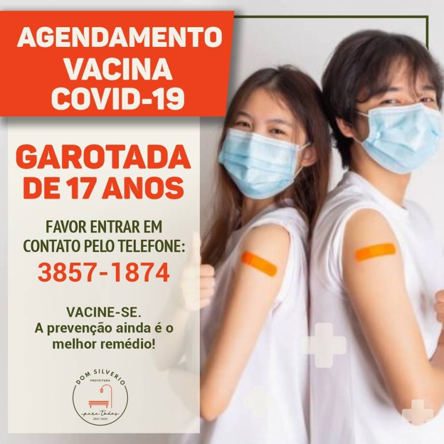 Garotada de 17 Anos - Chegou a hora de vacinar.
