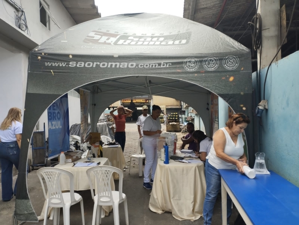 EQUIPE DE SAÚDE REALIZA AÇÃO NA EMPRESA FERRAMENTAS SÃO ROMÃO
