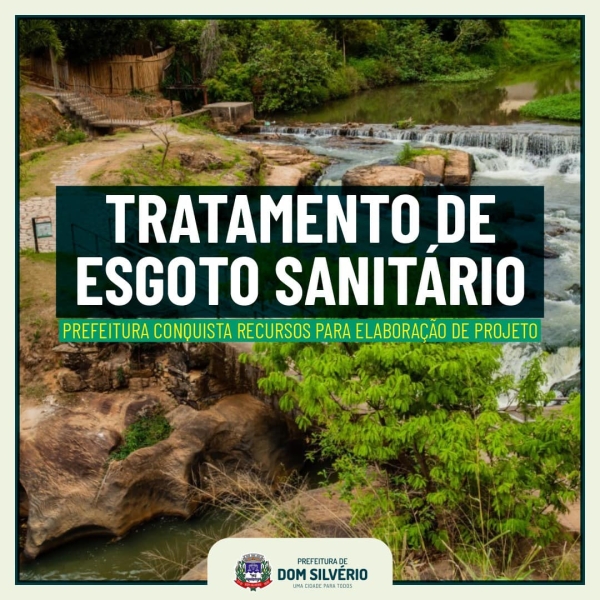 PREFEITURA DÁ PRIMEIRO PASSO PARA O TRATAMENTO DE ESGOTO SANITÁRIO