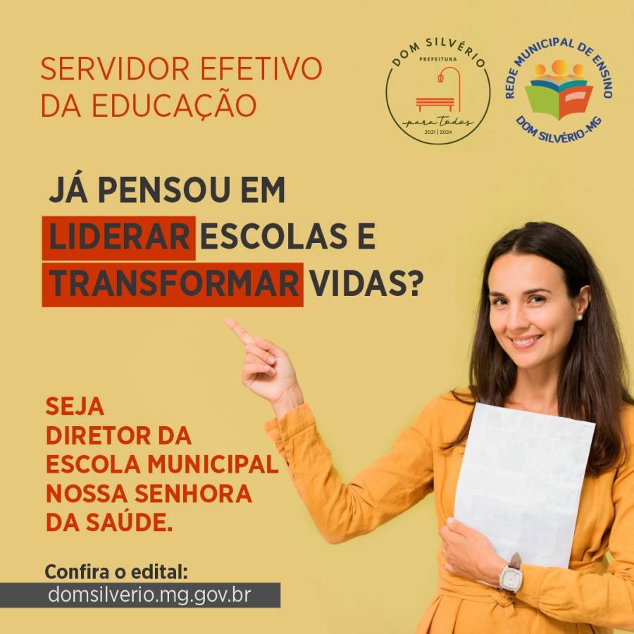 SERVIDOR EFETIVO PARTICIPE DO PROCESSO PARA ESCOLHA DE DIRETOR ESCOLAR
