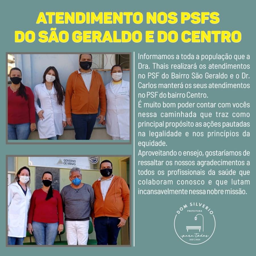 Atendimento nos PSFS