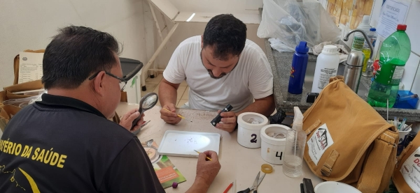 FUNED VISITA DOM SILVÉRIO PARA REALIZAR INQUÉRITO ENTOMOLÓGICO PARA LEISHMANIOSE