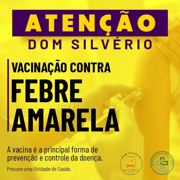 VACINE-SE CONTRA FEBRE AMARELA