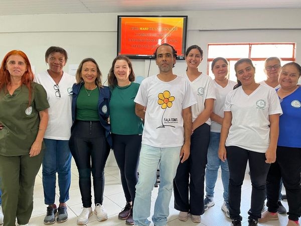 EQUIPES DE SAÚDE RECEBEM CAPACITAÇÃO SOBRE &quot;MAIO AMARELO&quot;