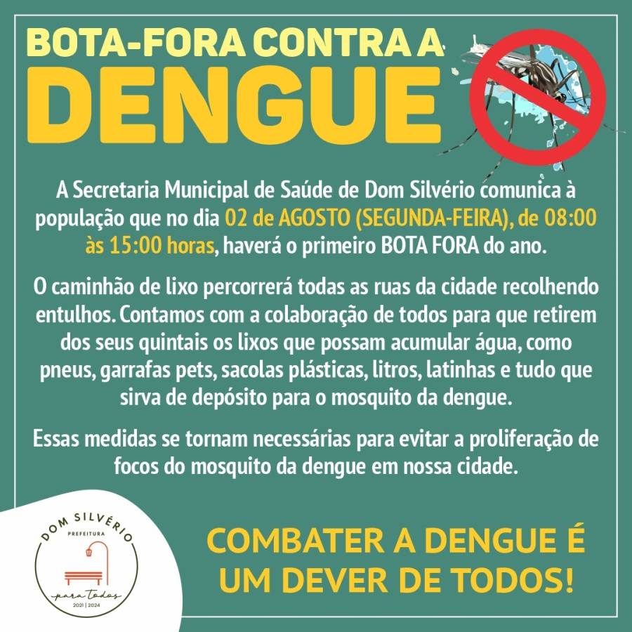 BOTA-FORA CONTRA A DENGUE