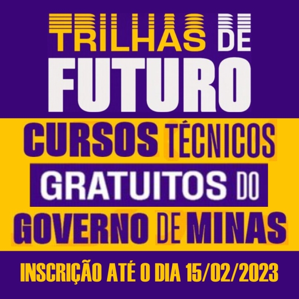 PREFEITURA E GOVERNO DE MINAS OFERECEM CURSOS TÉCNICOS GRATUITOS