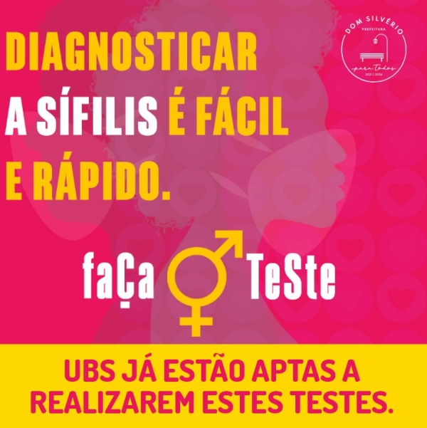 TESTAGEM GRATUITA PARA ISTS NAS UNIDADES DE SAÚDE