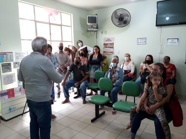 COMO PREVENIR DIABETES? SAÚDE REALIZA PALESTRA DE ORIENTAÇÃO.