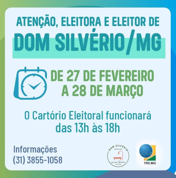 FUNCIONAMENTO DO CARTÓRIO ELEITORAL