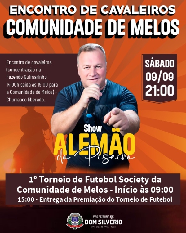 ENCONTRO DE CAVALEIROS NA COMUNIDADE DOS MELOS
