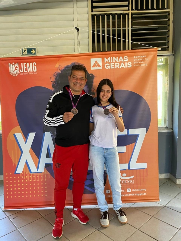 ENXADRISTA CONQUISTA MEDALHA DE BRONZE NOS JEMG
