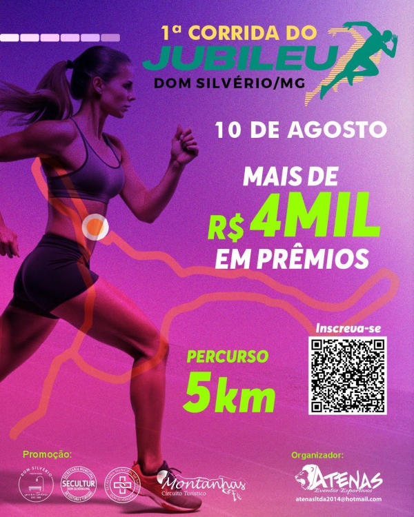 1&ordf; CORRIDA DO JUBILEU DE NOSSA SENHORA DA SA&Uacute;DE