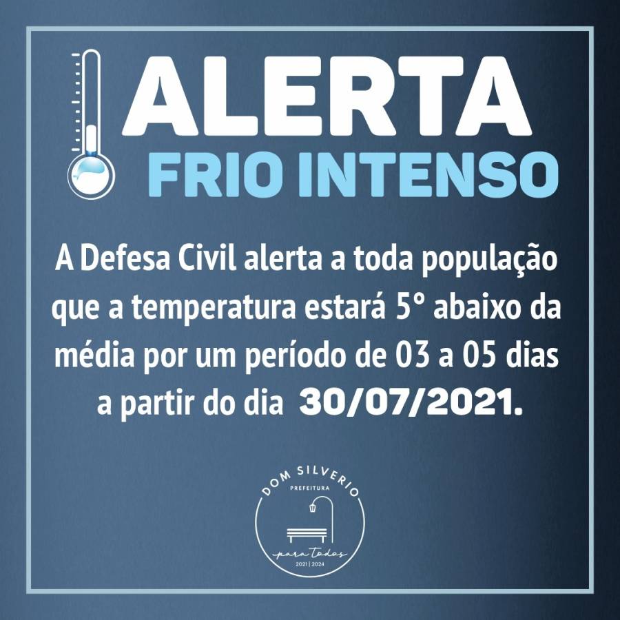 Alerta de Frio Intenso