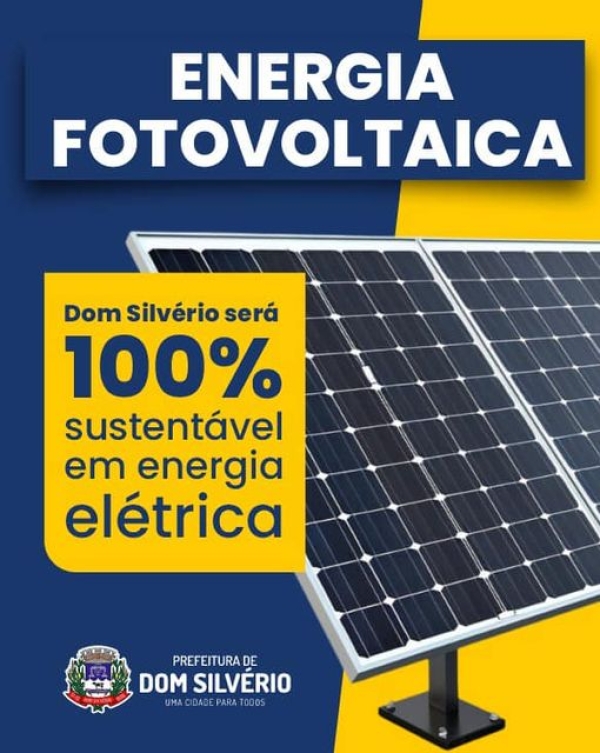 PREFEITURA TRABALHA PARA TORNAR MUNICÍPIO 100% SUSTENTÁVEL EM ENERGIA ELÉTRICA