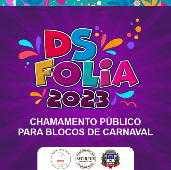 CHAMAMENTO PÚBLICO PARA BLOCOS DE CARNAVAL