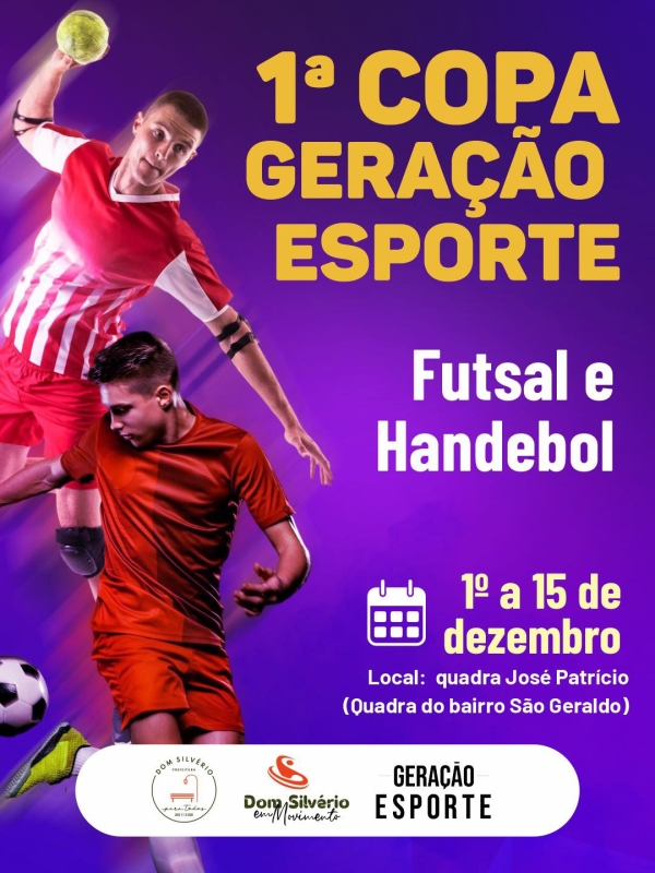 1&ordf; COPA GERA&Ccedil;&Atilde;O ESPORTE CELEBRA TALENTOS E ESP&Iacute;RITO DE EQUIPE