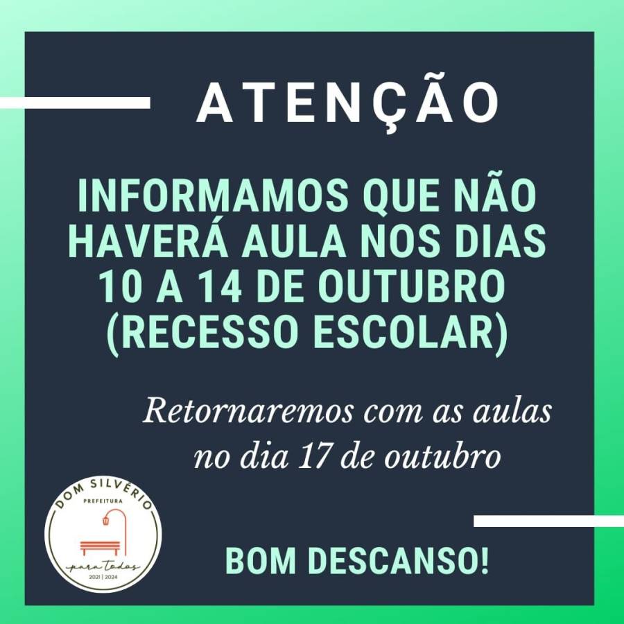 RECESSO ESCOLAR