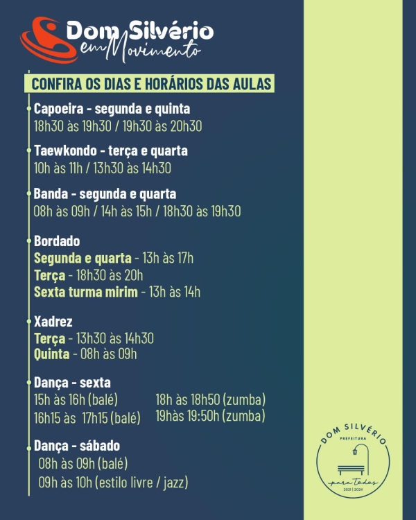 “DS EM MOVIMENTO”: UMA REVOLUÇÃO CULTURAL E ESPORTIVA PARA OS SILVERIENSES COM OFICINAS GRATUITAS E INTEGRADORAS