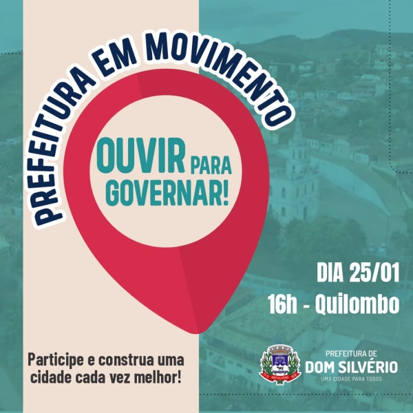 &#039;PREFEITURA EM MOVIMENTO&#039; VAI A LOCALIDADE DE QUILOMBO