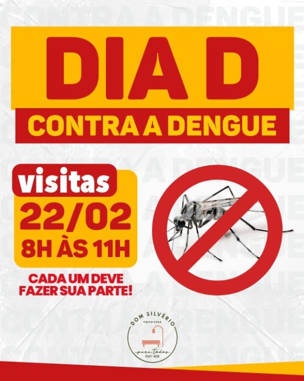 DIA D CONTRA A DENGUE: MOBILIZAÇÃO COM AGENTES DE SAÚDE PARA COMBATER A EPIDEMIA NA COMUNIDADE