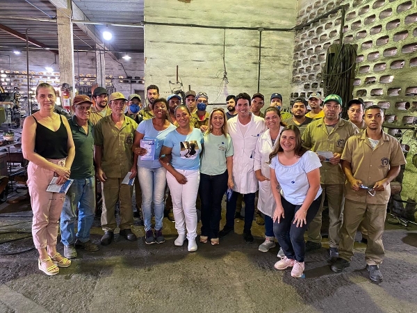 SAÚDE REALIZA PALESTRA COM TEMÁTICA NOVEMBRO AZUL