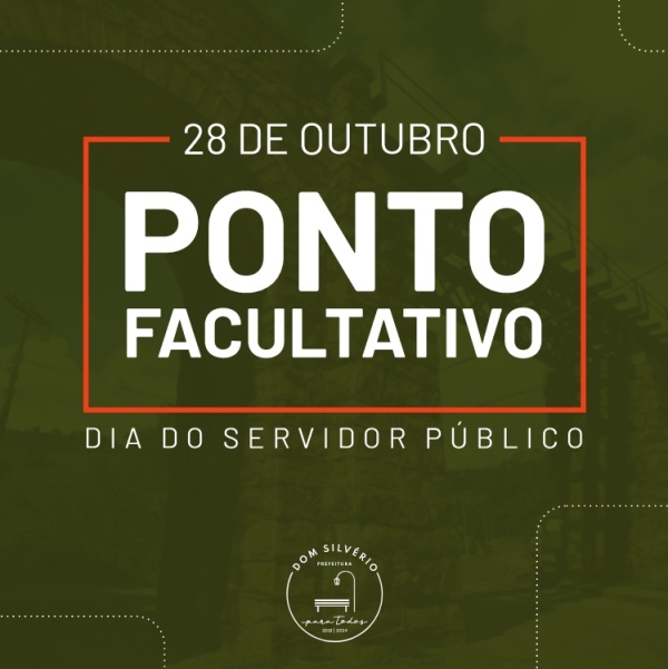 PREFEITO DECRETA PONTO FACULTATIVO