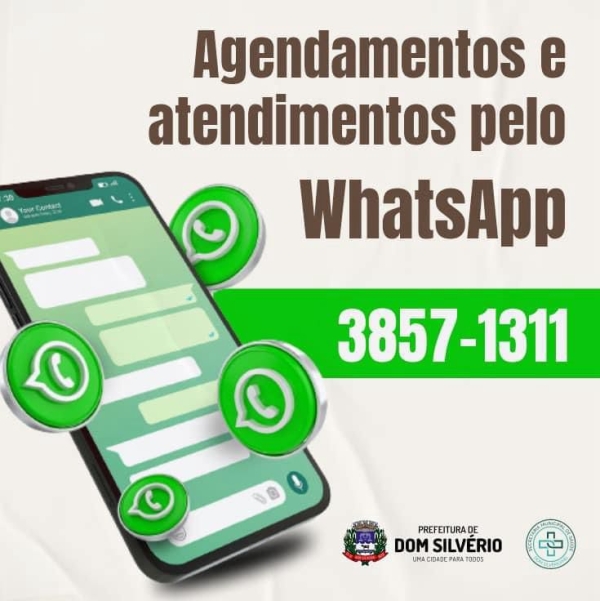 PREFEITURA DE DOM SILVÉRIO AMPLIA PROJETO DE PAPEL ZERO COM AGENDAMENTOS E ATENDIMENTOS PELO WHATSAPP