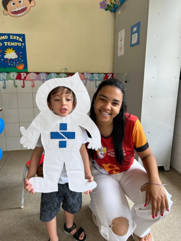 CEILAC RECEBE A&Ccedil;&Atilde;O ESPECIAL DE PROMO&Ccedil;&Atilde;O &Agrave; SA&Uacute;DE COM VACINA&Ccedil;&Atilde;O E ACOMPANHAMENTO INFANTIL.