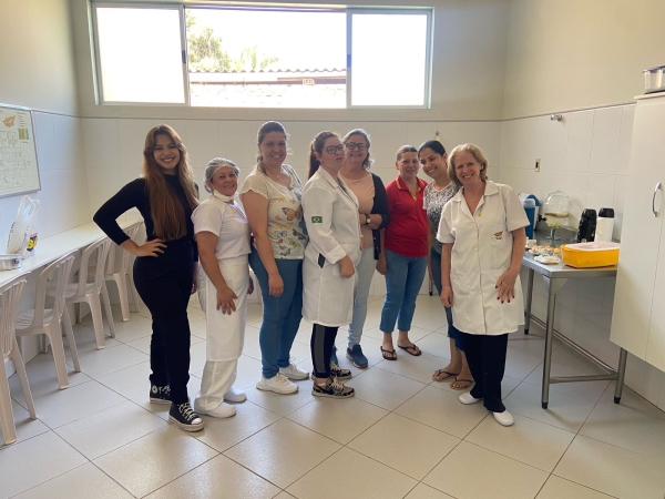 SAÚDE REALIZA AÇÃO NA EMPRESA &quot;ÁGUA NA BOKA&quot;