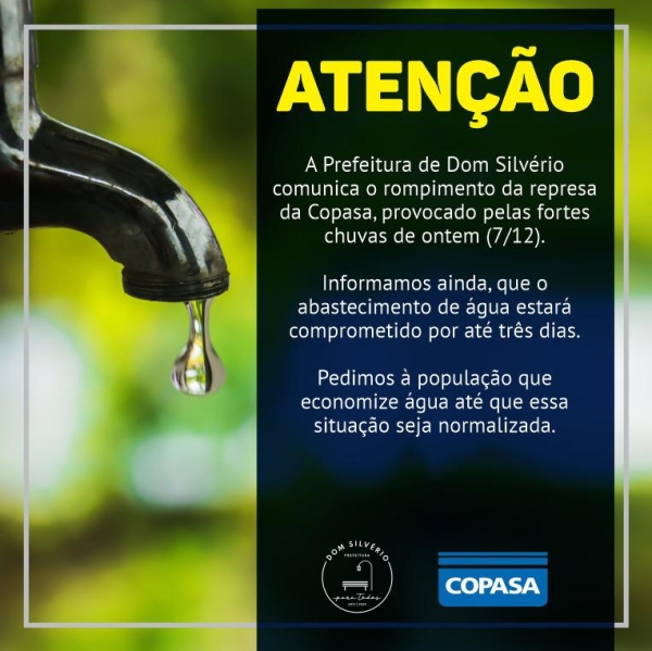 ECONOMIZE ÁGUA