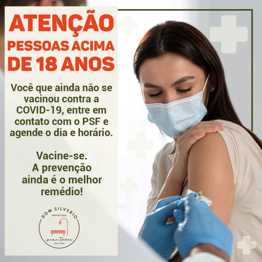 Vacinação pessoas acima de 18 anos