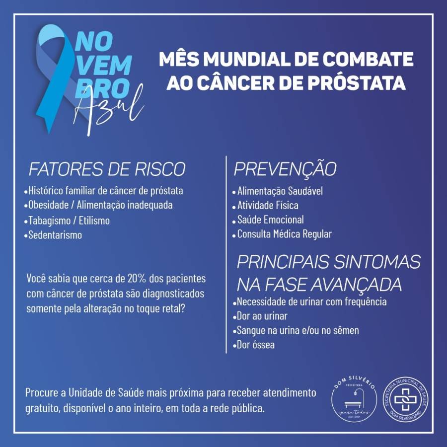 Mês de combate ao Câncer de Próstata