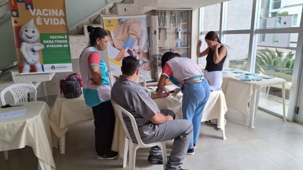 SAÚDE PARTICIPA DA SIPAT DA FERRAMENTAS SÃO ROMÃO