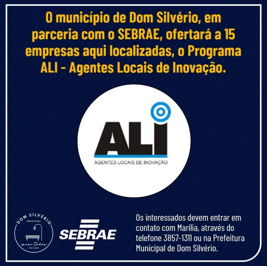 Parceria com o Sebrae