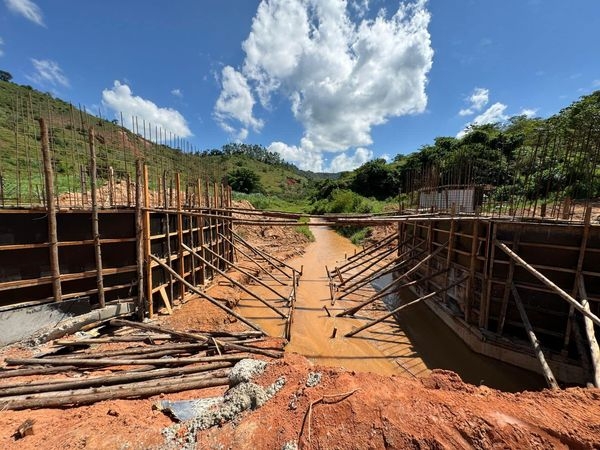 AVANÇAM OBRAS DE CONSTRUÇÃO DE PONTE EM MATIPÓ