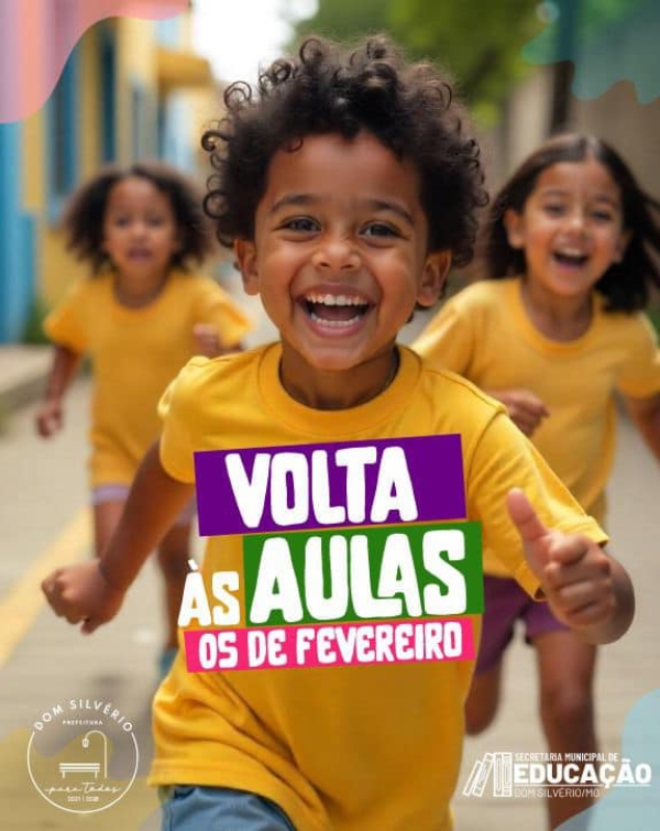 VOLTA ÀS AULAS EM DOM SILVÉRIO: UM NOVO COMEÇO PARA O ANO LETIVO